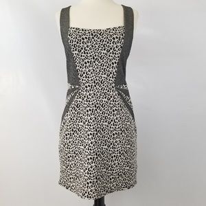 SILENCE + NOISE Leopard Racerback Bodycon Dress M